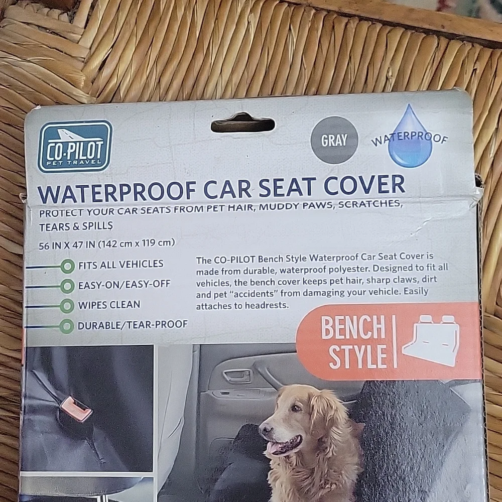 Waterproof Car Seat Cover NIP